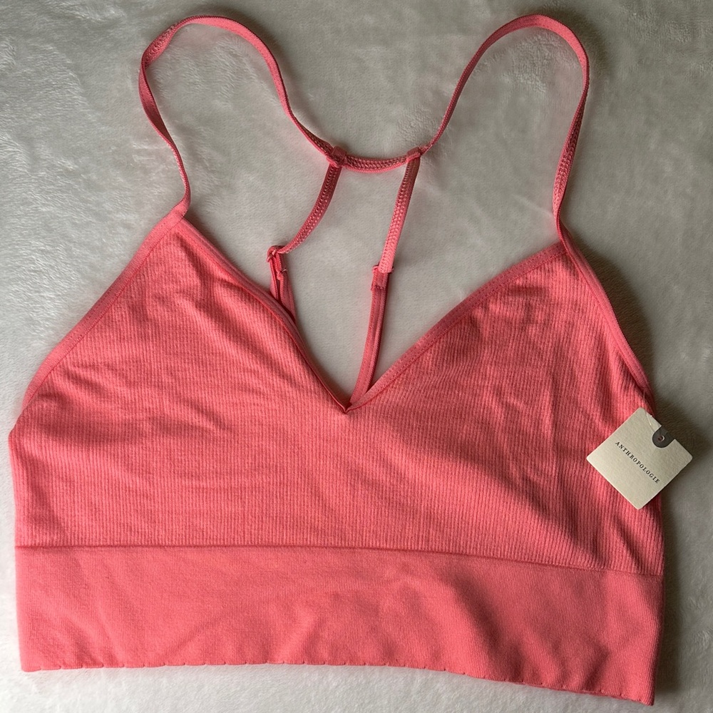 Anthropologie Pink Bra